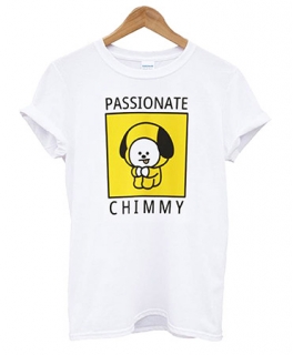 BT21 - Passionate Chimmy - biele pánske tričko