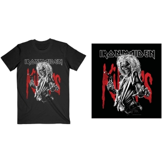 IRON MAIDEN - Killers Eddie Large Graphic Distress - čierne pánske tričko