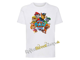 LABKOVÁ PATROLA - PAW PATROL - Motív 2 - biele pánske tričko