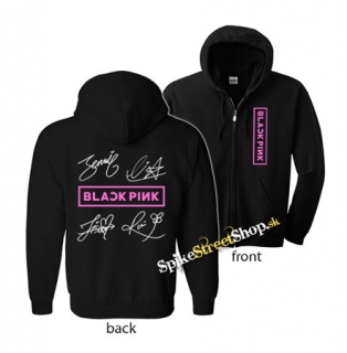 BLACKPINK - Logo & Signature - mikina na zips