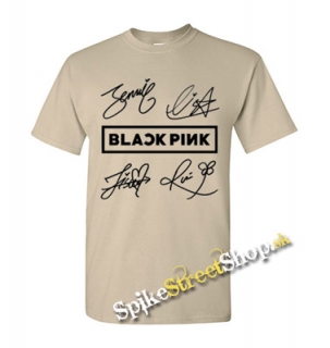 BLACKPINK - Logo & Signature - pieskové detské tričko