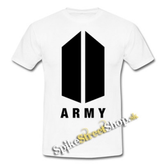 BTS - BANGTAN BOYS - Army Logo - biele detské tričko