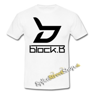 BLOCK B - Logo - biele detské tričko
