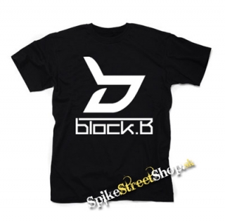 BLOCK B - Logo - čierne detské tričko