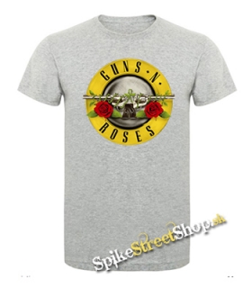 GUNS N ROSES - Classic Logo - šedé detské tričko