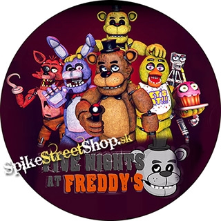 FIVE NIGHTS AT FREDDY´S - Motive 3 - okrúhla podložka pod pohár