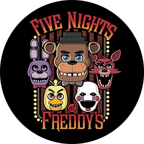 Podložka pod myš FIVE NIGHTS AT FREDDY´S - Motive 4 - okrúhla
