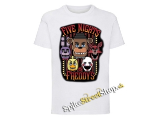 FIVE NIGHTS AT FREDDY´S - biele detské tričko