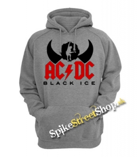 AC/DC - Black Ice Angus Silhouette - šedá pánska mikina