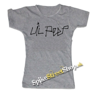 LIL PEEP - Logo - šedé dámske tričko