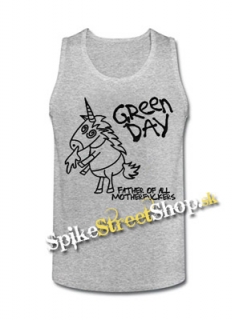 GREEN DAY - Father Of All Motherfuckers - Mens Vest Tank Top - šedé