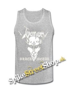 VENOM - Black Metal - Mens Vest Tank Top - šedé