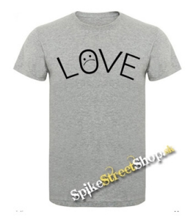 LIL PEEP - Love Tattoo - sivé pánske tričko