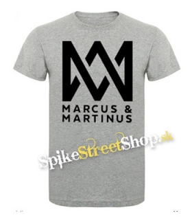 MARCUS & MARTINUS - Logo - sivé detské tričko