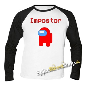 AMONG US - Impostor - pánske tričko s dlhými rukávmi