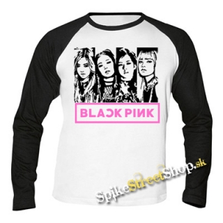 BLACKPINK - Logo & Band - pánske tričko s dlhými rukávmi