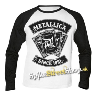 METALLICA - Since 1981 - pánske tričko s dlhými rukávmi