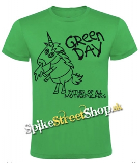 GREEN DAY - Father Of All Motherfuckers - zelené pánske tričko