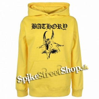 BATHORY - Goat - žltá pánska mikina
