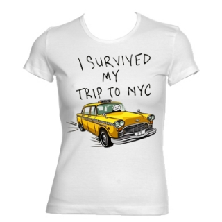 TOM HOLLAND - I Survived My Trip To NYC - SPIDER-MAN - biele dámske tričko