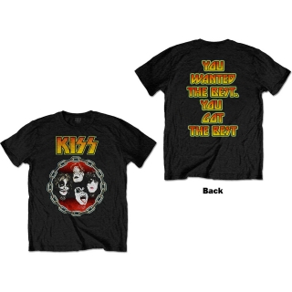 KISS - You Wanted The Best - čierne pánske tričko