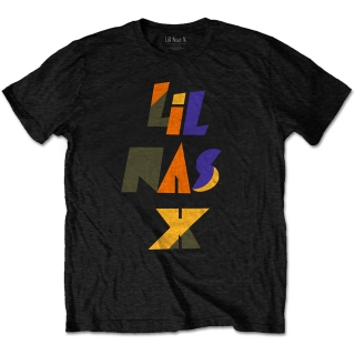 LIL NAS X - Scrap Letters - čierne pánske tričko