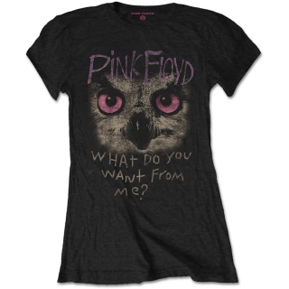 PINK FLOYD - Owl WDYWFM - čierne dámske tričko