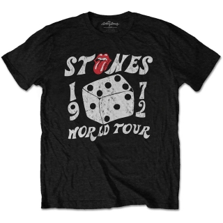 ROLLING STONES - Dice Tour '72  - čierne pánske tričko