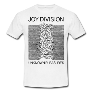 JOY DIVISION - Unknown Pleasures - biele pánske tričko