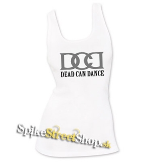 DEAD CAN DANCE - Logo Grey Sign - Ladies Vest Top - biele