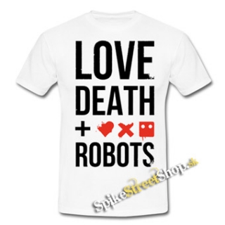 LOVE, DEATH & ROBOTS - Logo Crest - biele detské tričko