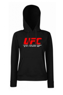 UFC - Ultimate Fighting Championship Logo - čierna dámska mikina