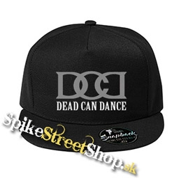 DEAD CAN DANCE - Logo Grey Sign - čierna šiltovka model "Snapback"