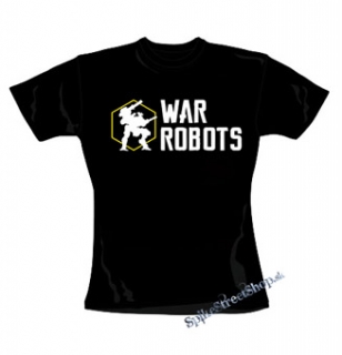 WAR ROBOTS - Logo - čierne dámske tričko