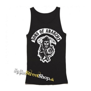 SONS OF ANARCHY - Reaper - Mens Vest Tank Top - čierne