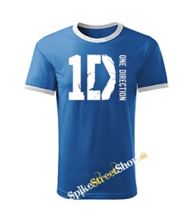 ONE DIRECTION - Logo - svetlomodré chlapčenské tričko - CONTRAST BORDERS