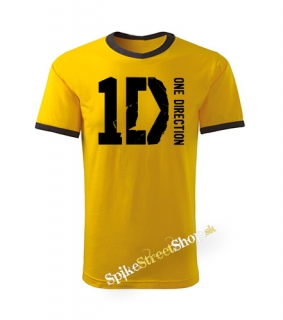 ONE DIRECTION - Logo - žlté chlapčenské tričko - CONTRAST BORDERS