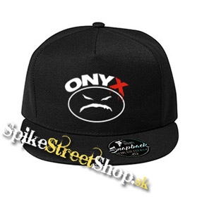 ONYX - Logo - čierna šiltovka model "Snapback"