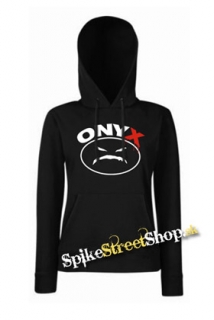 ONYX - Logo - čierna dámska mikina