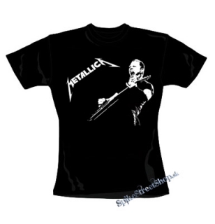 METALLICA - James - čierne dámske tričko