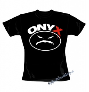 ONYX - Logo - čierne dámske tričko