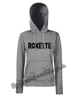 ROXETTE - Logo - sivá dámska mikina