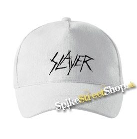 SLAYER - Logo God Hates Us All - biela šiltovka (-30%=AKCIA)