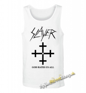 SLAYER - God Hates Us All - Mens Vest Tank Top - biele