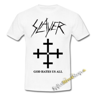 SLAYER - God Hates Us All - biele pánske tričko