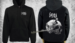 GOJIRA - Skull - čierna pánska mikina na zips