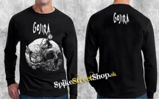 GOJIRA - Skull - čierne pánske tričko s dlhými rukávmi