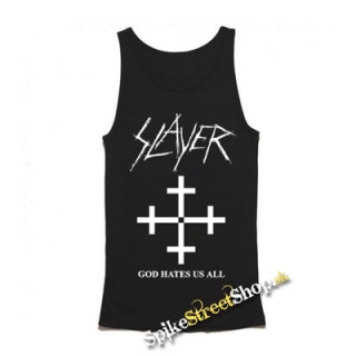 SLAYER - God Hates Us All - Mens Vest Tank Top - čierne