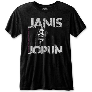 JANIS JOPLIN - Shea '70 - čierne pánske tričko
