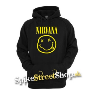NIRVANA - Smile - čierna detská mikina